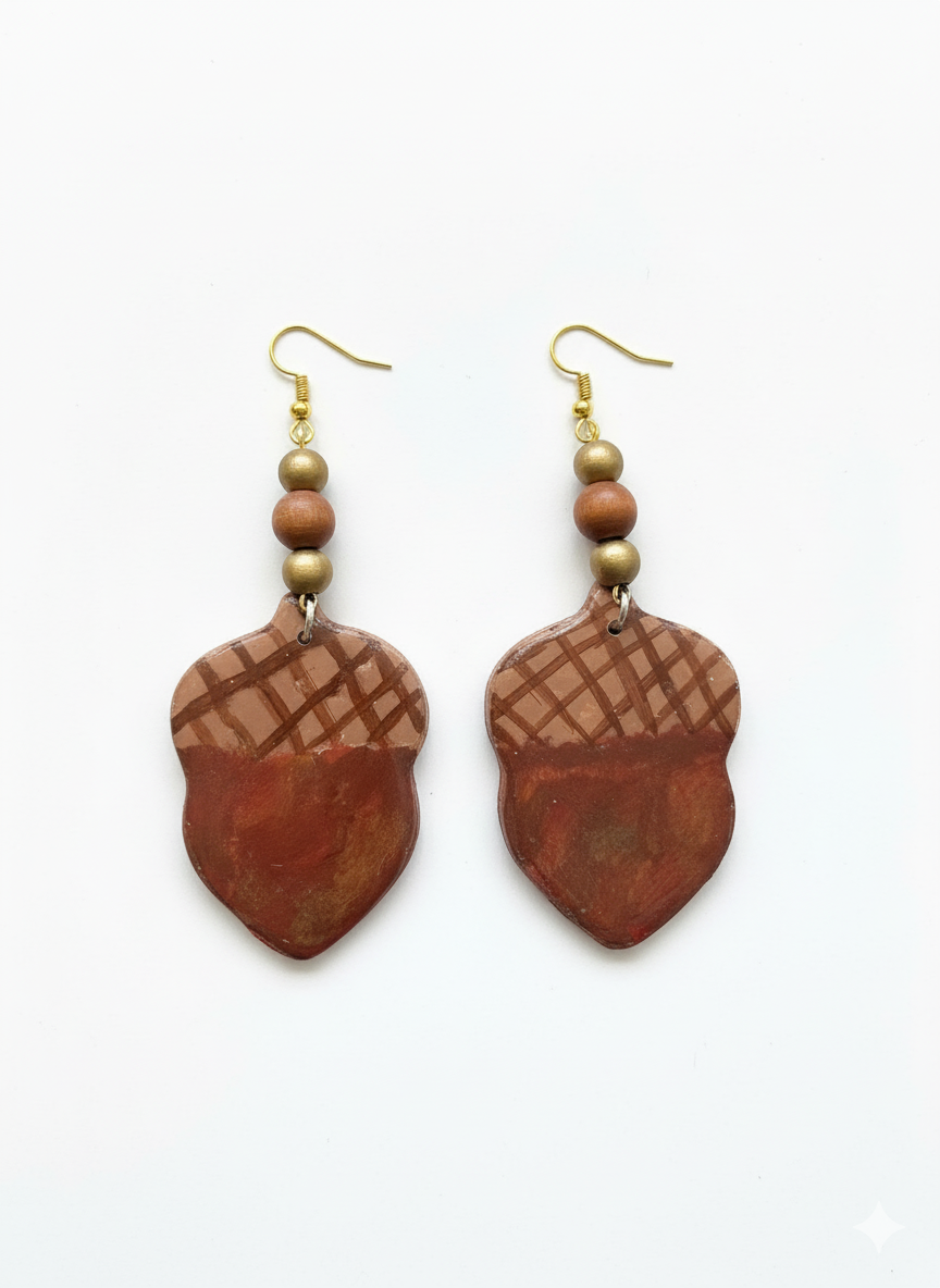 Autumn Acorn Dangles