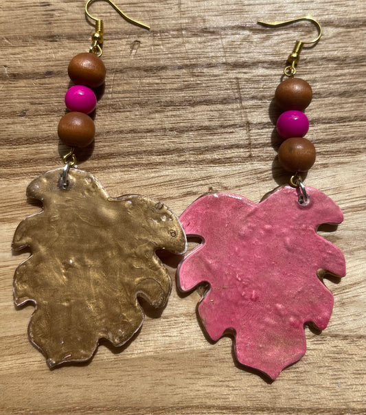 Rose Gold Leaves