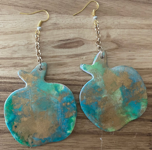 Orchard’s Treasure: Verdigris Apple Drops