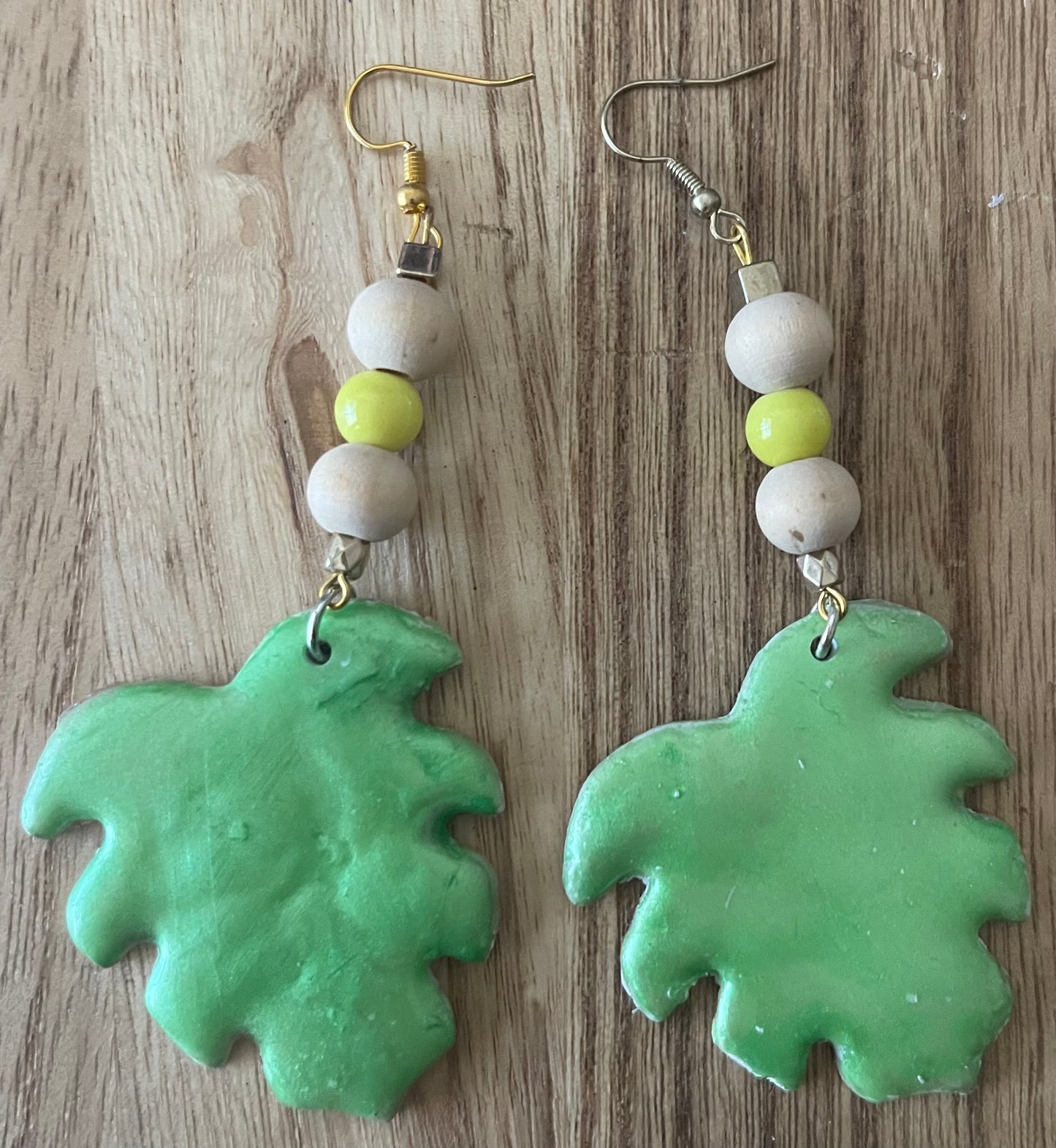 Jungle Leaf Drop Earrings