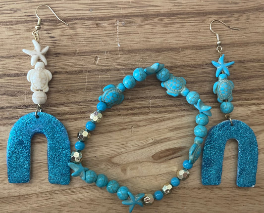 Boho Coastal "Blue Lagoon"