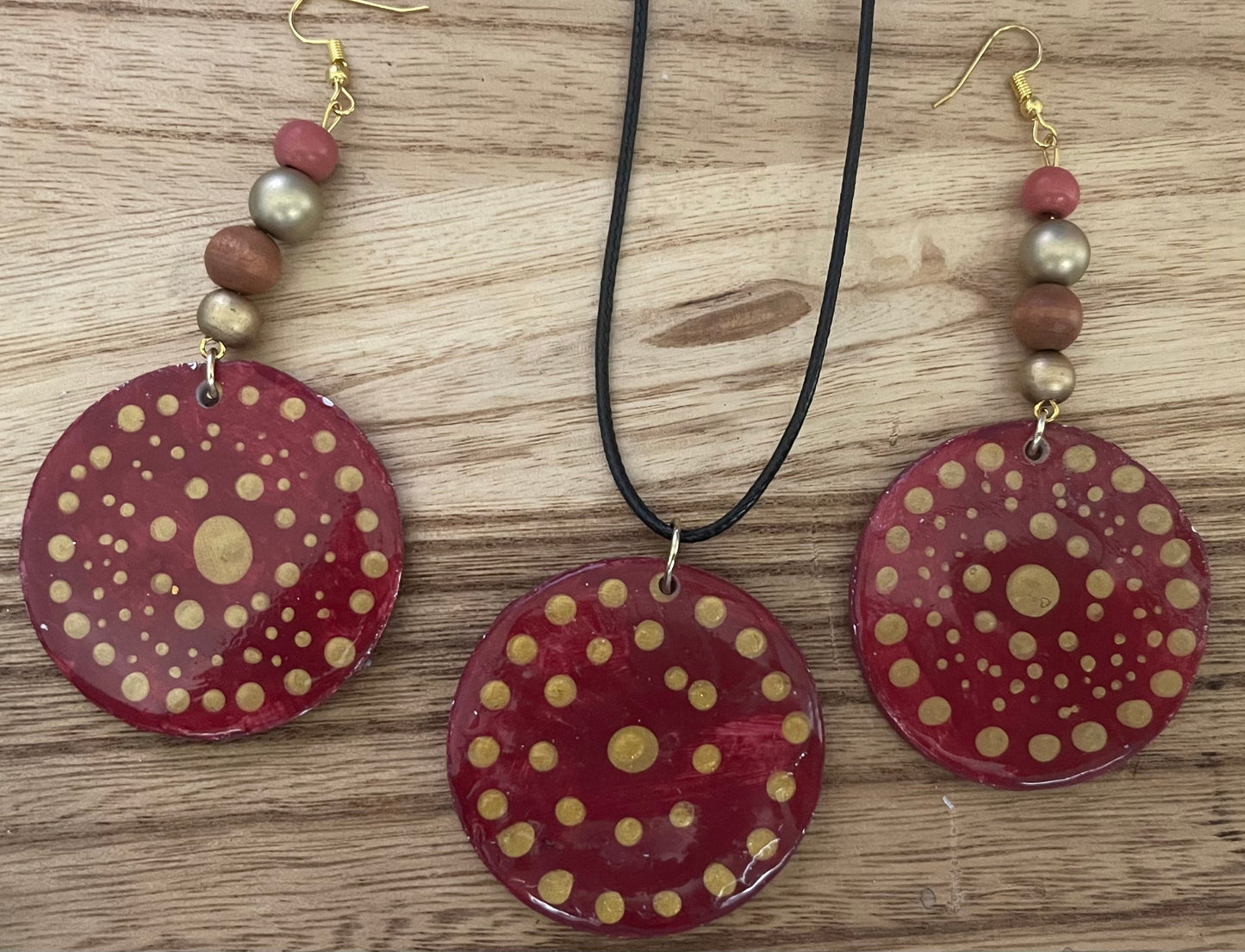 Crimson Mandala Set